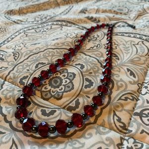 Ruby Red Necklace